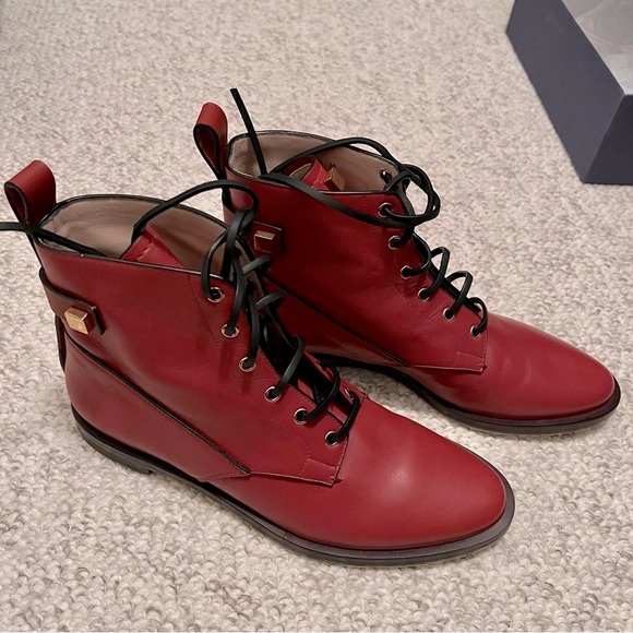 Stuart Weitzman Shoes - Stuart Weitzman leather Red Ryder Bootie NEW